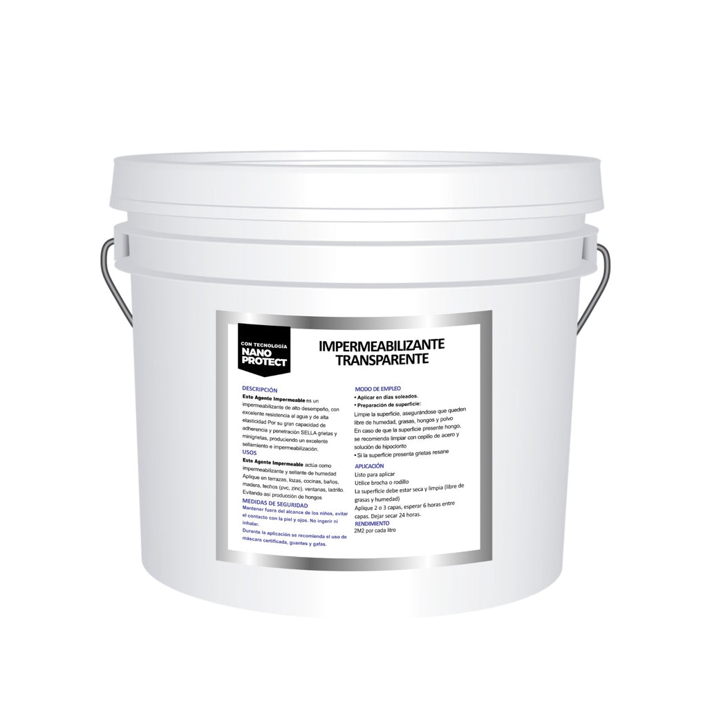 Invisible Waterproof Agent Sellador transparente 4 Kg