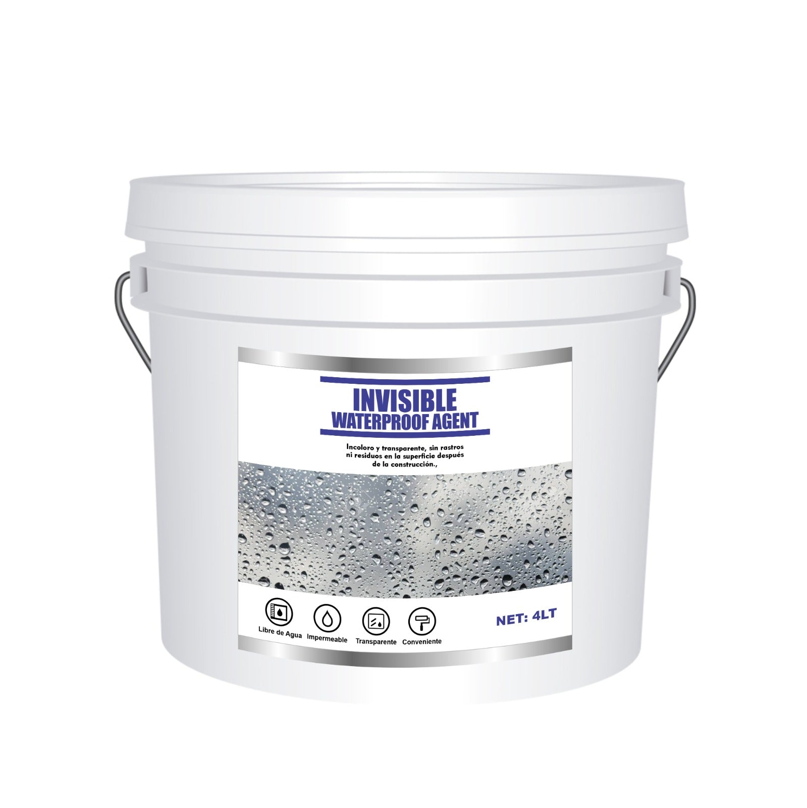 Invisible Waterproof Agent Sellador transparente 4 Kg